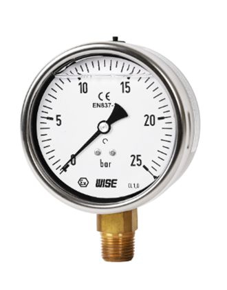 P259 Wise VietNam - Đồng hồ đo áp suất có dầu Wise Control